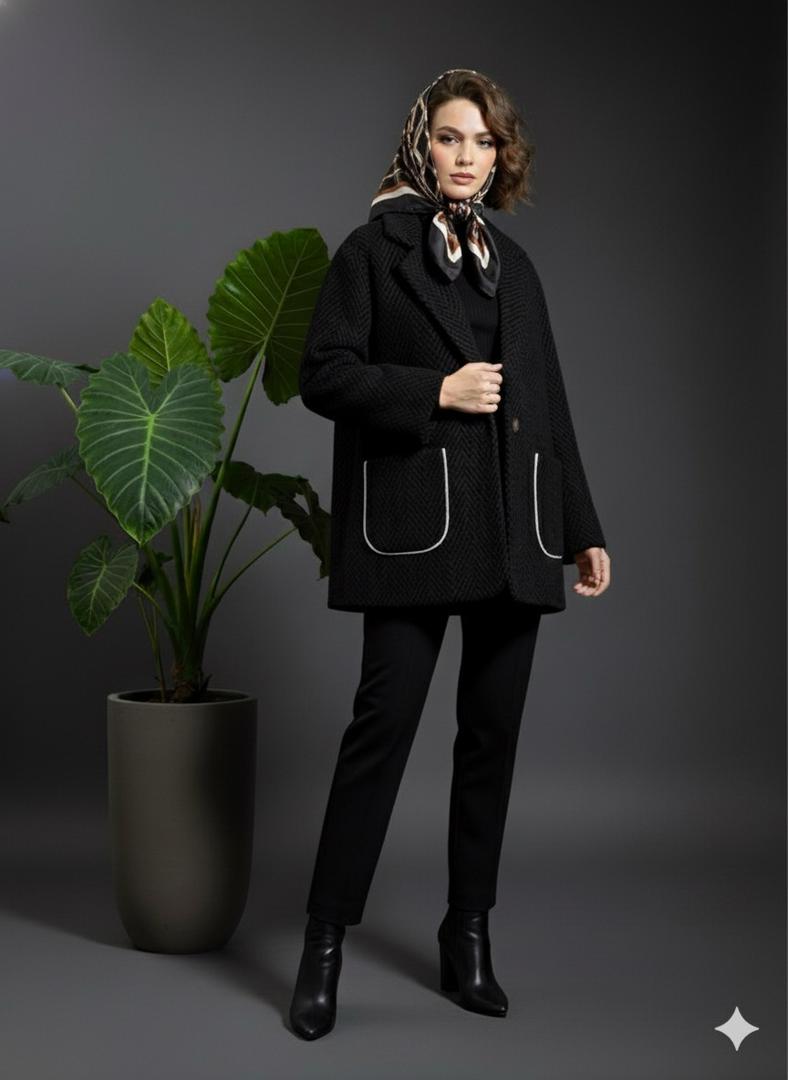 کت کوتاه پشمی 3427